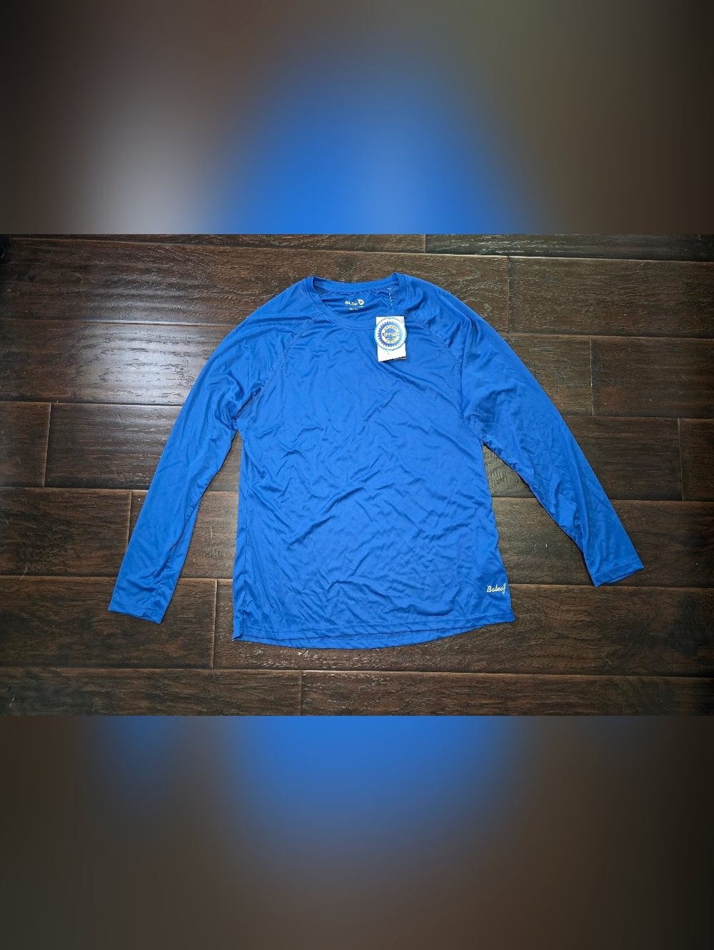 NWT Baleaf Womens Blue UPF50 Quick Dry Long Sleeve Top XL